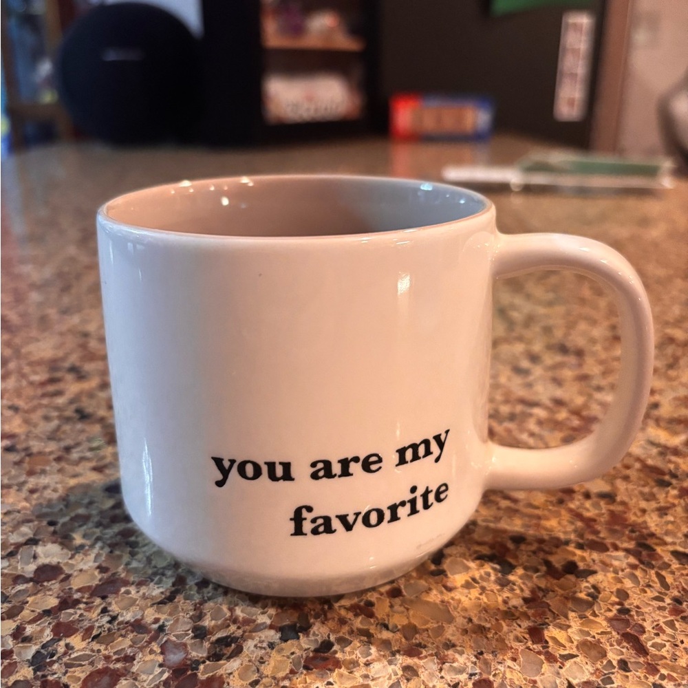 Threshold Cream Mug with Black Text